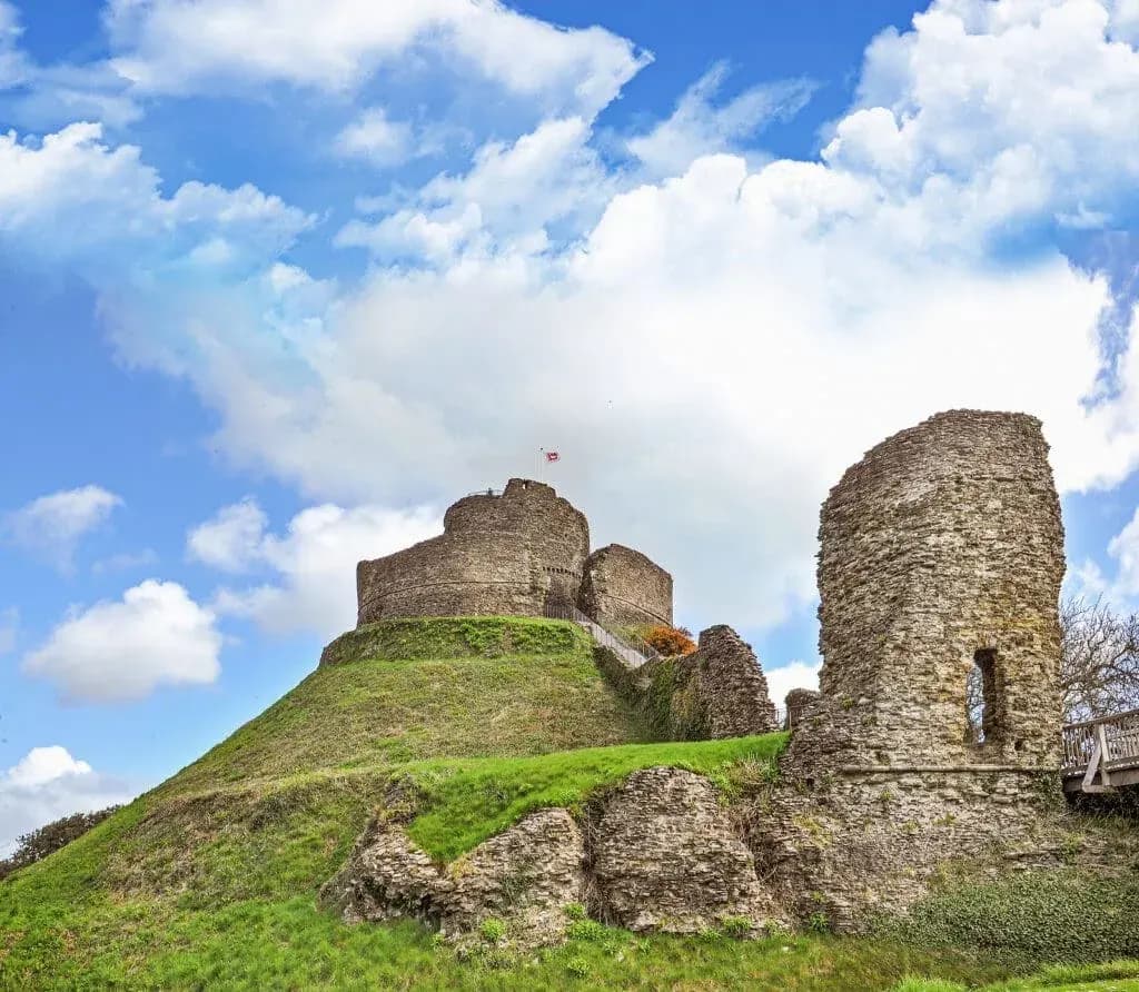 Launceston Castle Above The Town, Cornwall