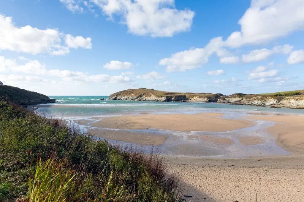 Porth Beach Newquay Cornwall
