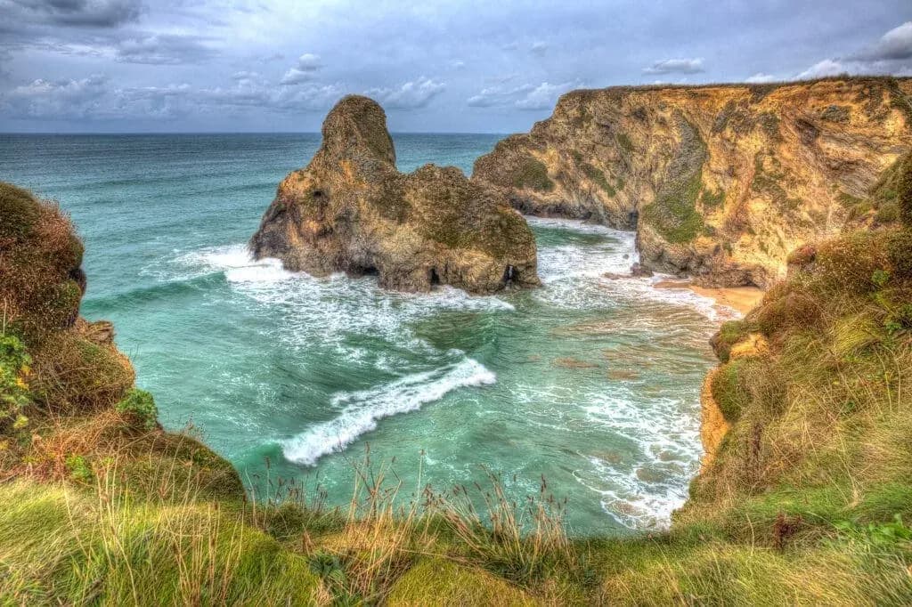 Whipsiderry Beach And Cove, Cornwall