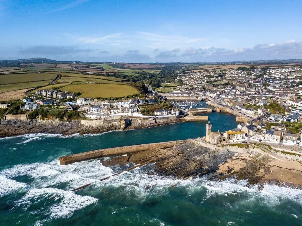 Porthleven Overlooking The Har, Cornwall