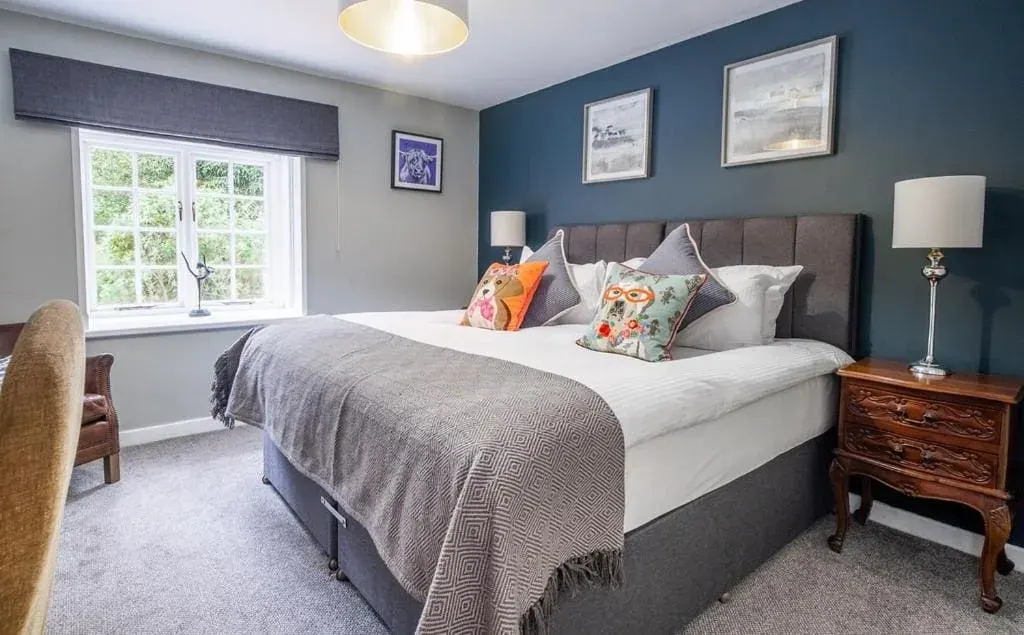 Bedroom, Boscundle Manor, Cornwall
