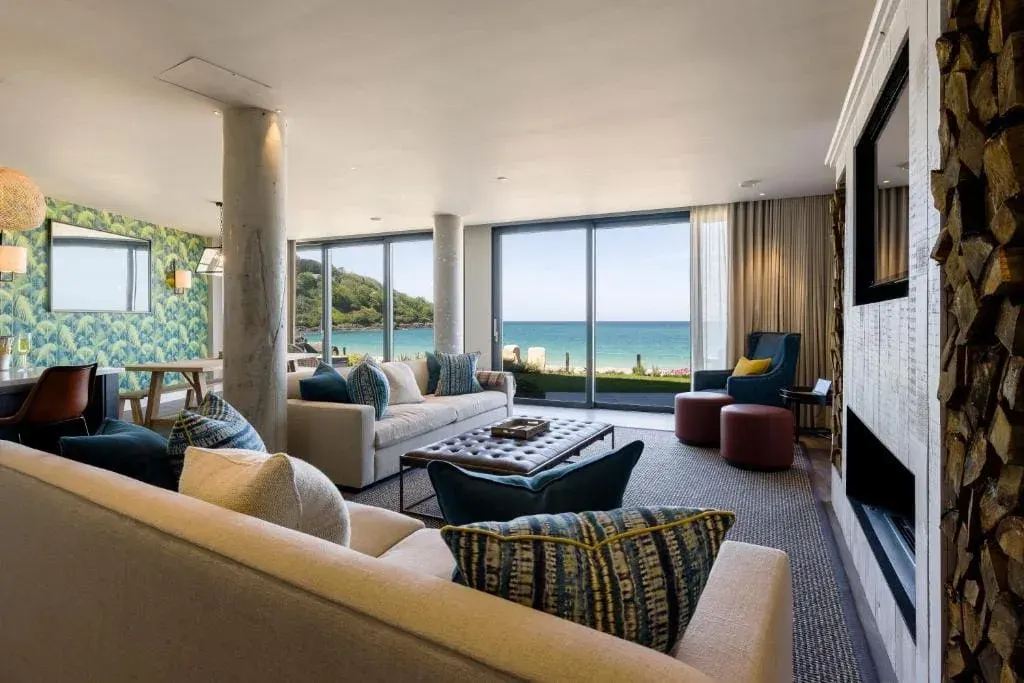 Lounge area, Carbis Bay and Spa Hotel, Cornwall