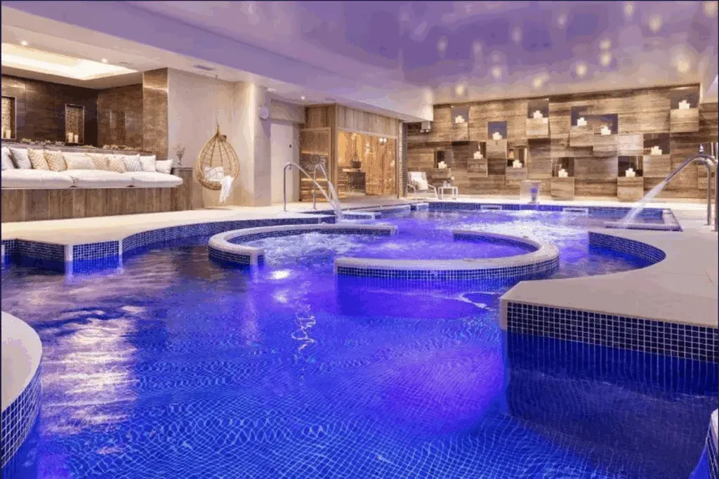 Indoor pool and spa, St Michael's Resort Falmouth, Cornwall