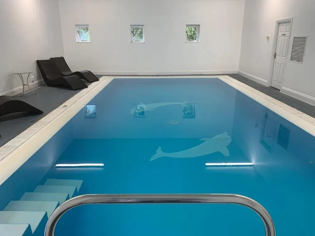 Indoor pool, Boscundle Manor, Cornwall