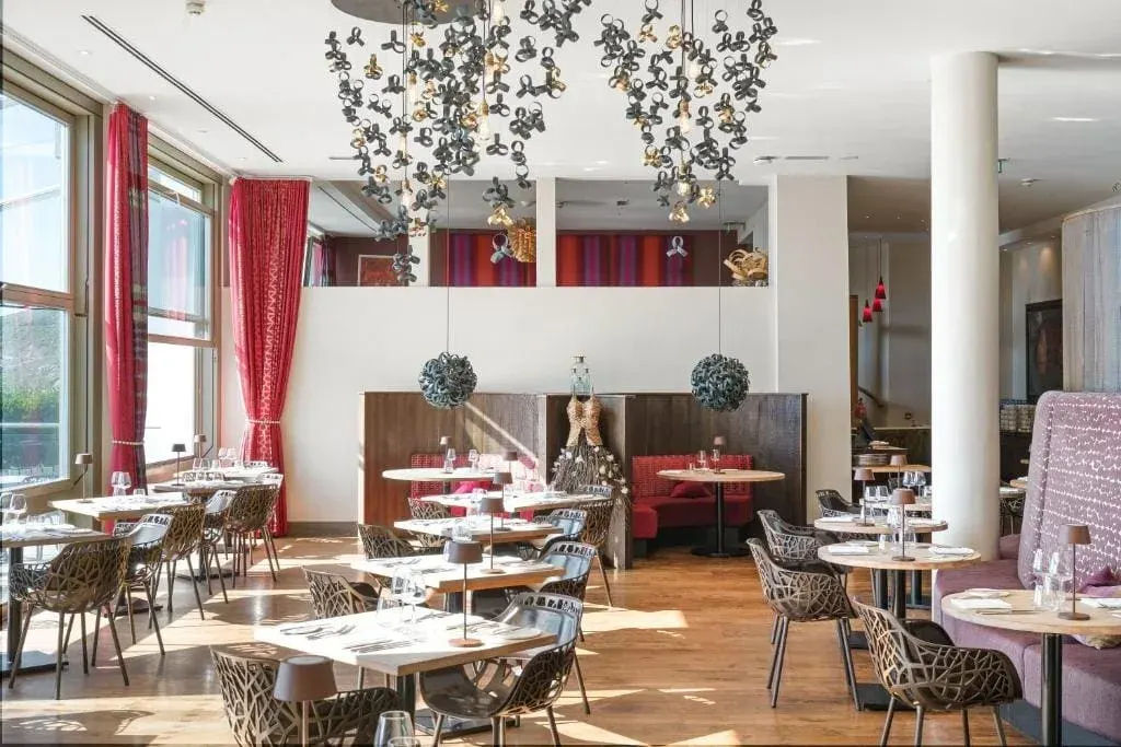 Restaurant at The Scarlet Hotel, Cornwall