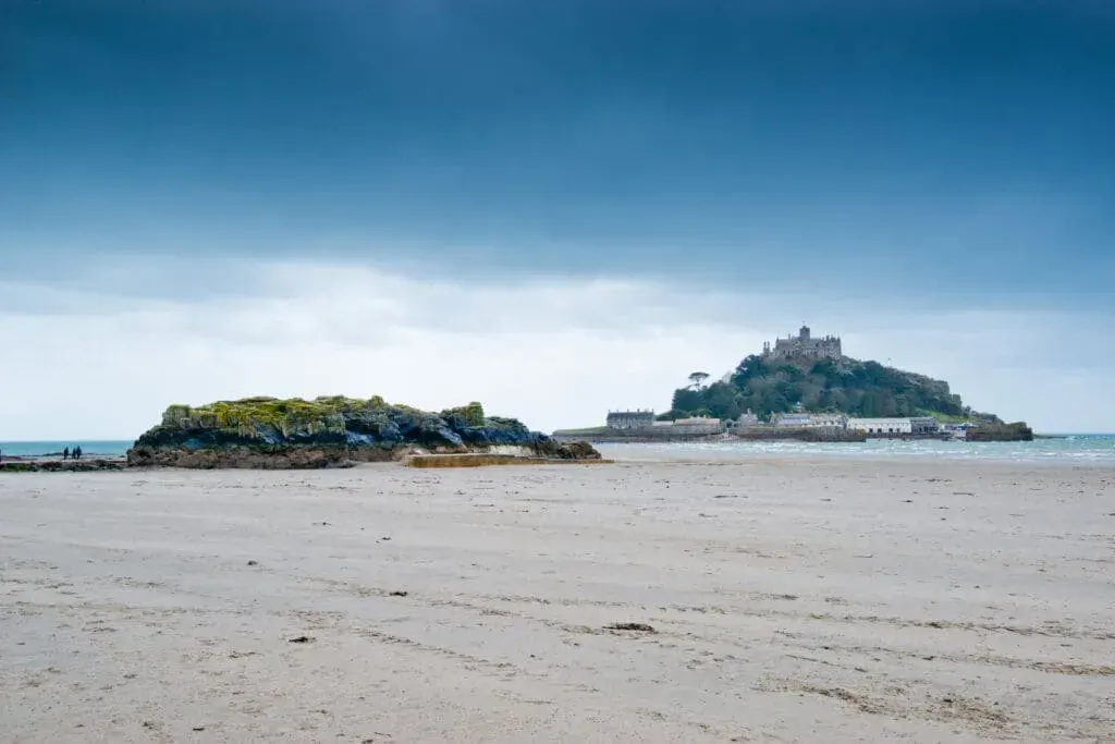 Marazion Beach with St Michael’s Mount, Cornwall, in the background
