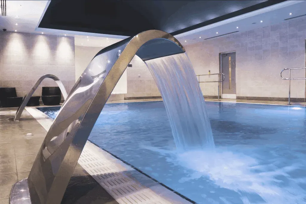 Indoor spa at the Fistral Beach Hotel, Cornwall
