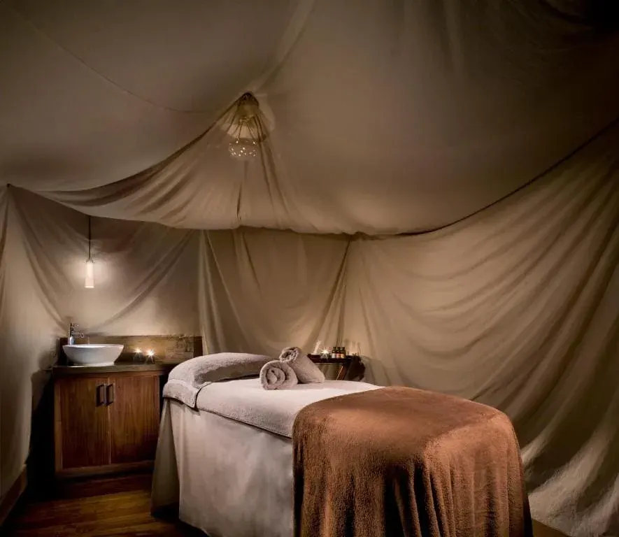 Massage area at The Scarlet Hotel, Cornwall