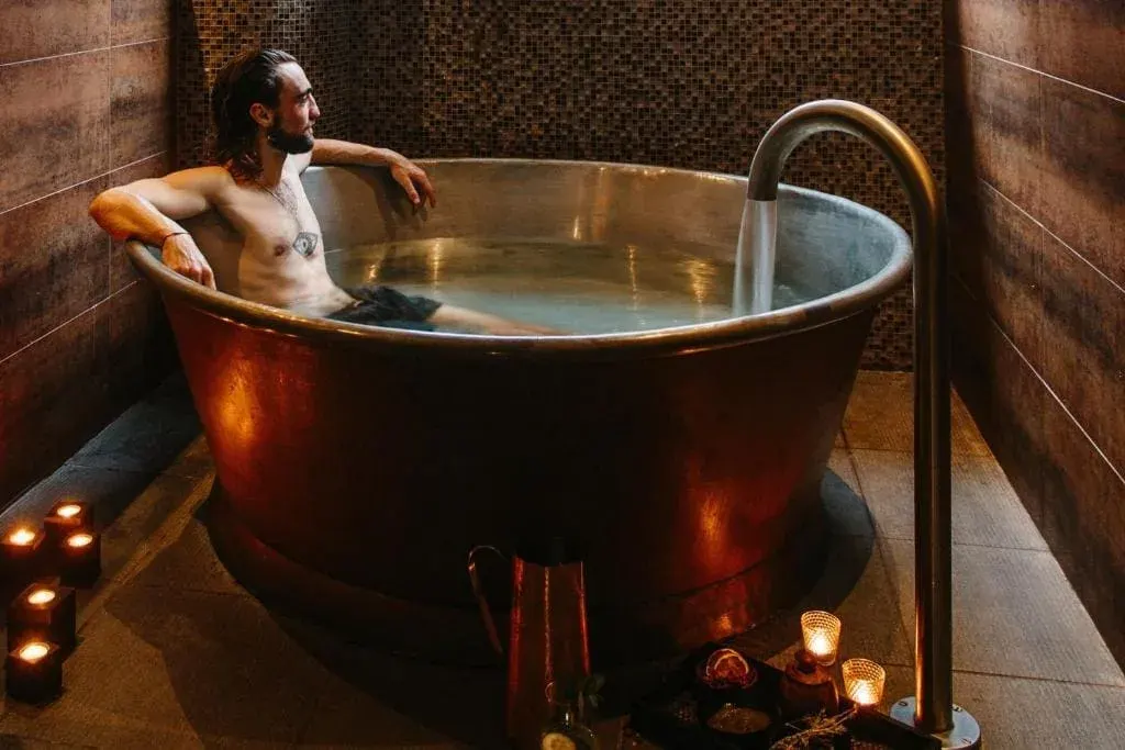 Bath at The Scarlet Hotel, Cornwall