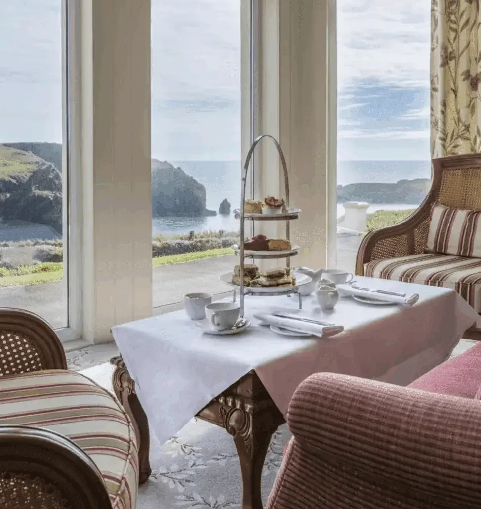 Dining at the Mullion Cove Hotel & Spa, Cornwall